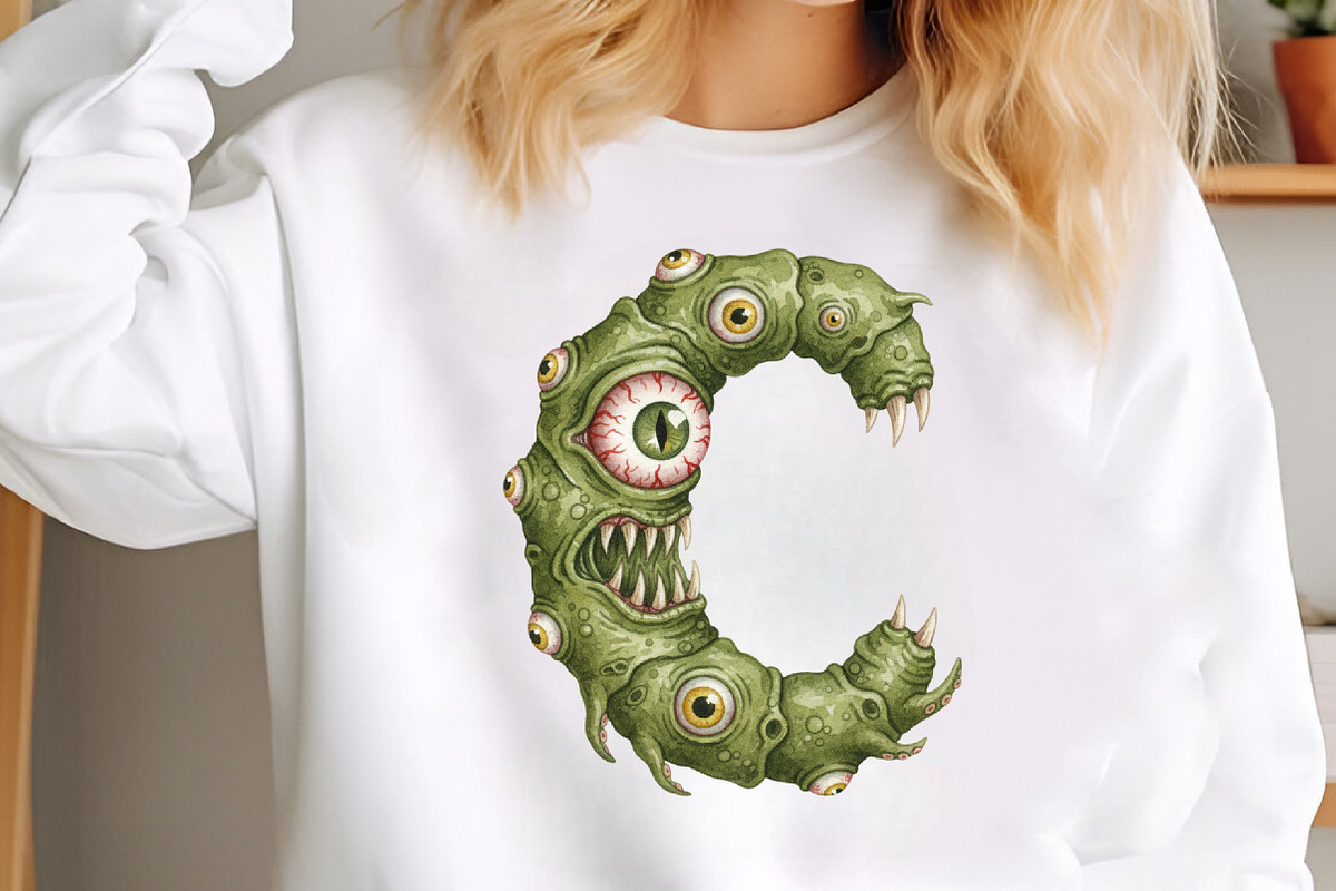 Watercolor Monster Alphabet PNG, an Illustration by SinaCreation (Photo 5 of 7)