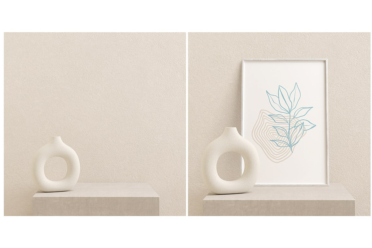 Frame And Artwork Mockup Kit 1, a Print Template by Ceacle Mockup (Photo 15 of 30)