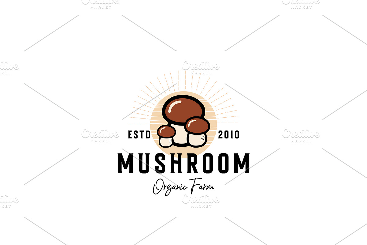 Mushroom Product Logo Design