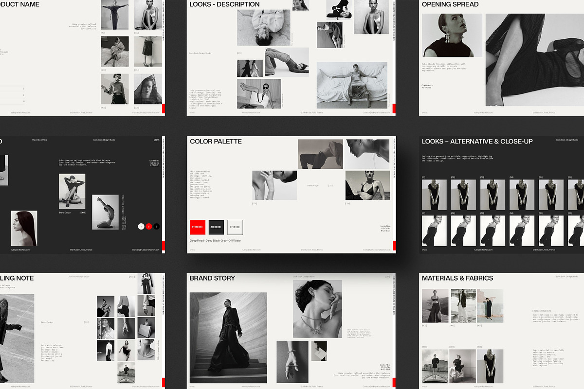 RUBE | LookBook Presentation, a Presentation Template by CreativexGenius (Photo 5 of 9)