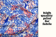 Tropical Hand Drawn, Palm Prints, a Pattern Graphic by ASTUDIO (Thumbnail 2 of 7)