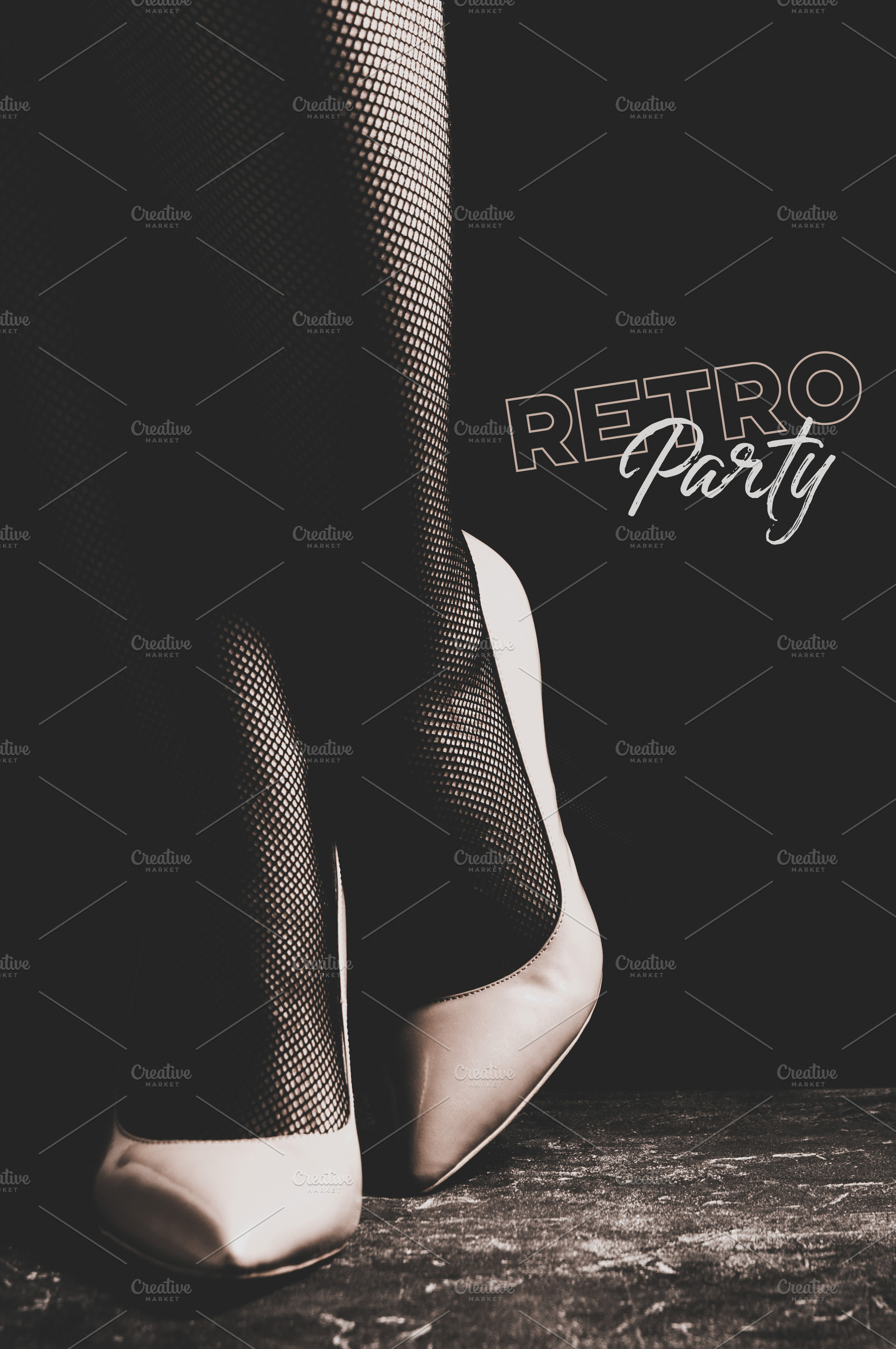 Women's legs in stockings and high-h, a Beauty & Fashion Photo by Alekseyliss