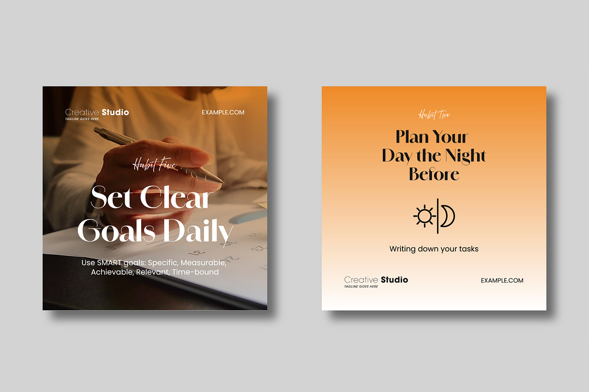 Social Media Post Template Kit preview 3