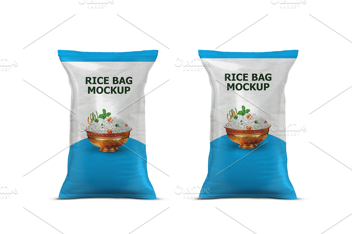 Plastic Bag Mockup, 25 kg Bag Mockup, a Mockup by Zans Graphic