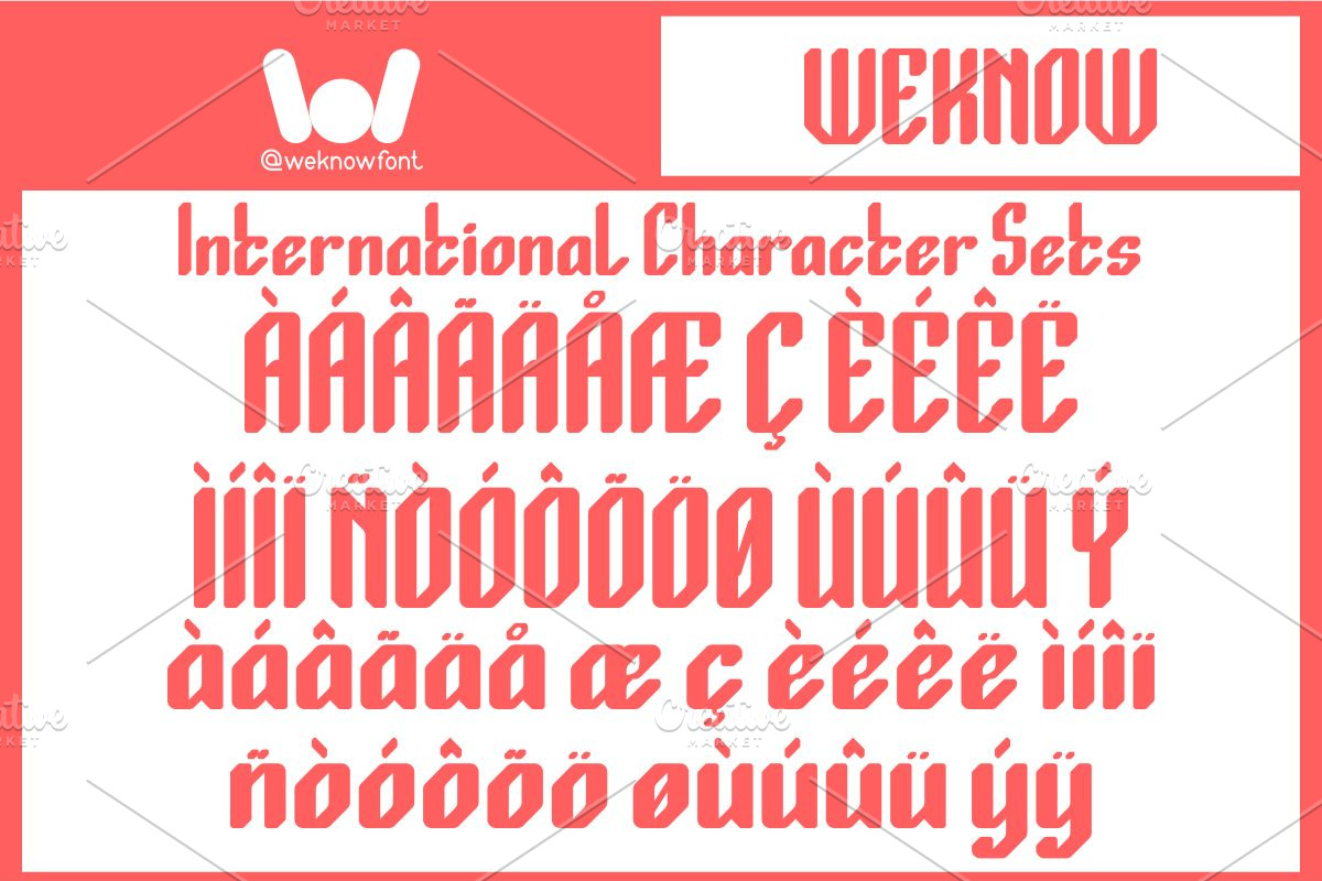 Logic Machine font, a Font by weknow (Photo 8 of 8)