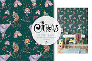 Circus Glitter Seamless Patterns, a Pattern Graphic by KaramfilaS (Thumbnail 2 of 13)
