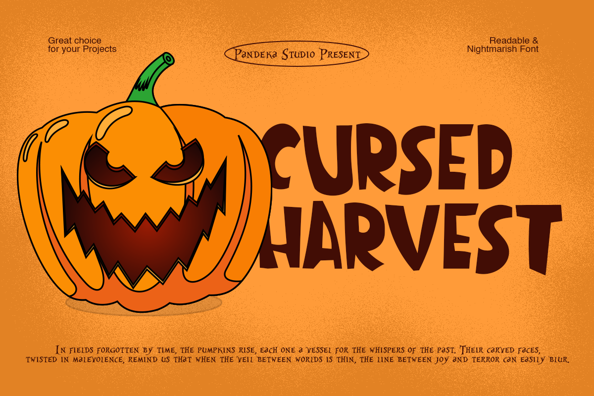 Gloomy Phobia - Horror Display Font, a Font by Pandeka Studio (Photo 3 of 12)