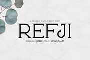 Refji | A Delicate Family Serif Font, a Serif Font by khalwa.studio (Thumbnail 1 of 6)
