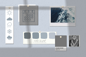 Modern Mood Board Mockup Kit