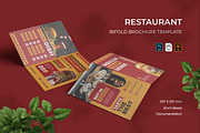 Restaurant - Bifold Brochure, a Brochure Template by VUNIRA (Thumbnail 1 of 2)