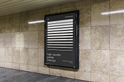Subway Poster Mockup Bundle Metro, an Advertising Mockup by FoundImages (Thumbnail 50 of 61)