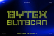 CS Bytex Slitscan, a Sans Serif Font by Craft Supply Co. (Thumbnail 1 of 8)