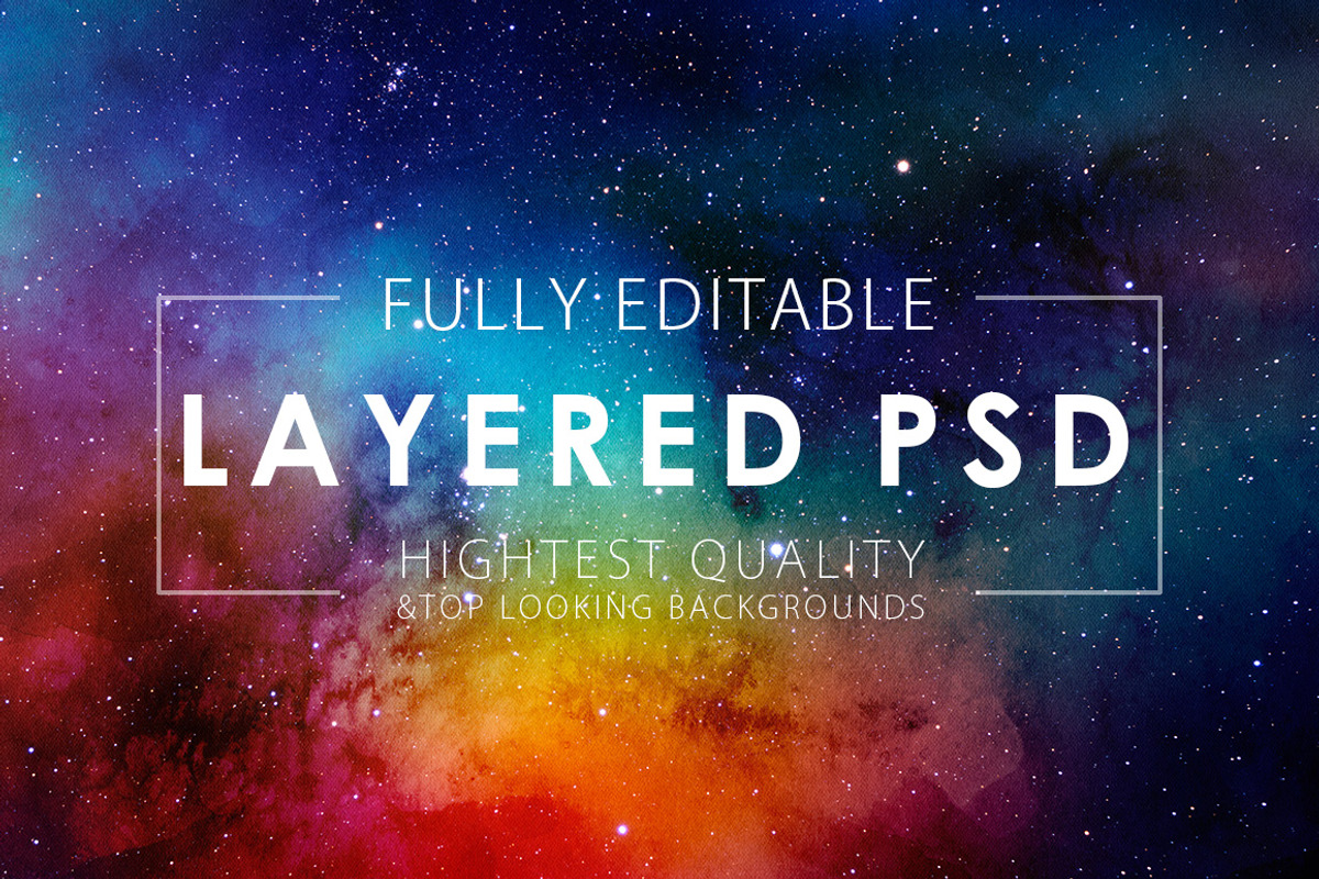 50% OFF Space Watercolor Backgrounds, a Texture Graphic by ArtistMef (Photo 2 of 4)