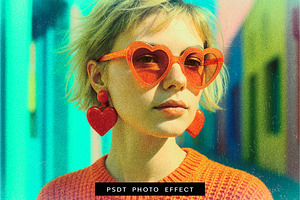 Vintage Film Look Photo Effect, a Brushes & More by studiogstock