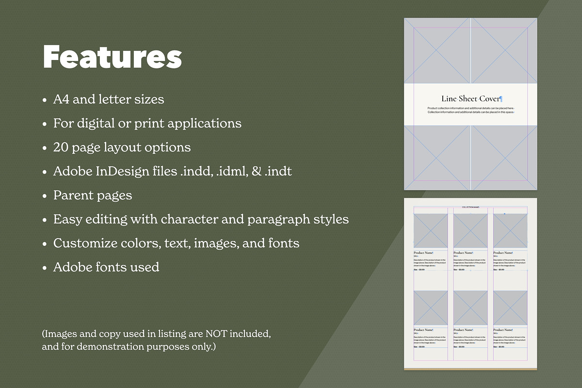 InDesign Wholesale Catalog Template, a Brochure Template by Dandymark (Photo 4 of 10)