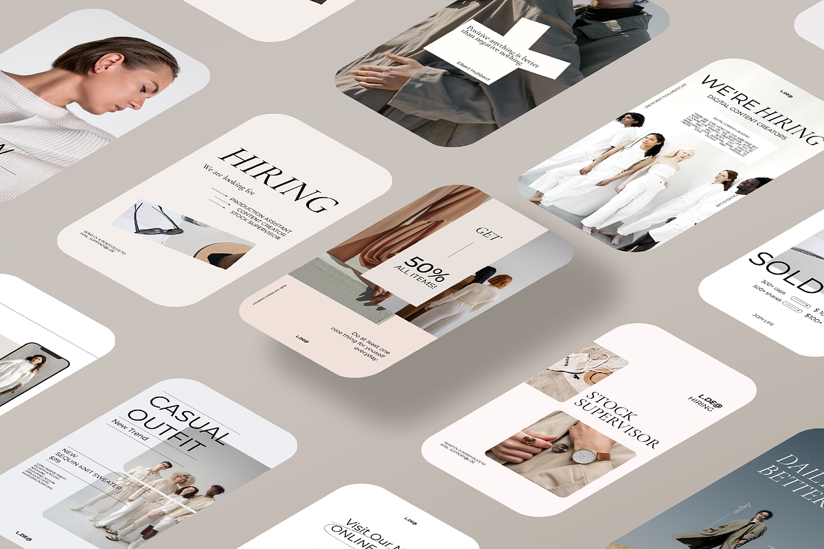Online Store Engagement Kit CANVA PS, a Social Media Template by Kimo Studio (Photo 6 of 13)