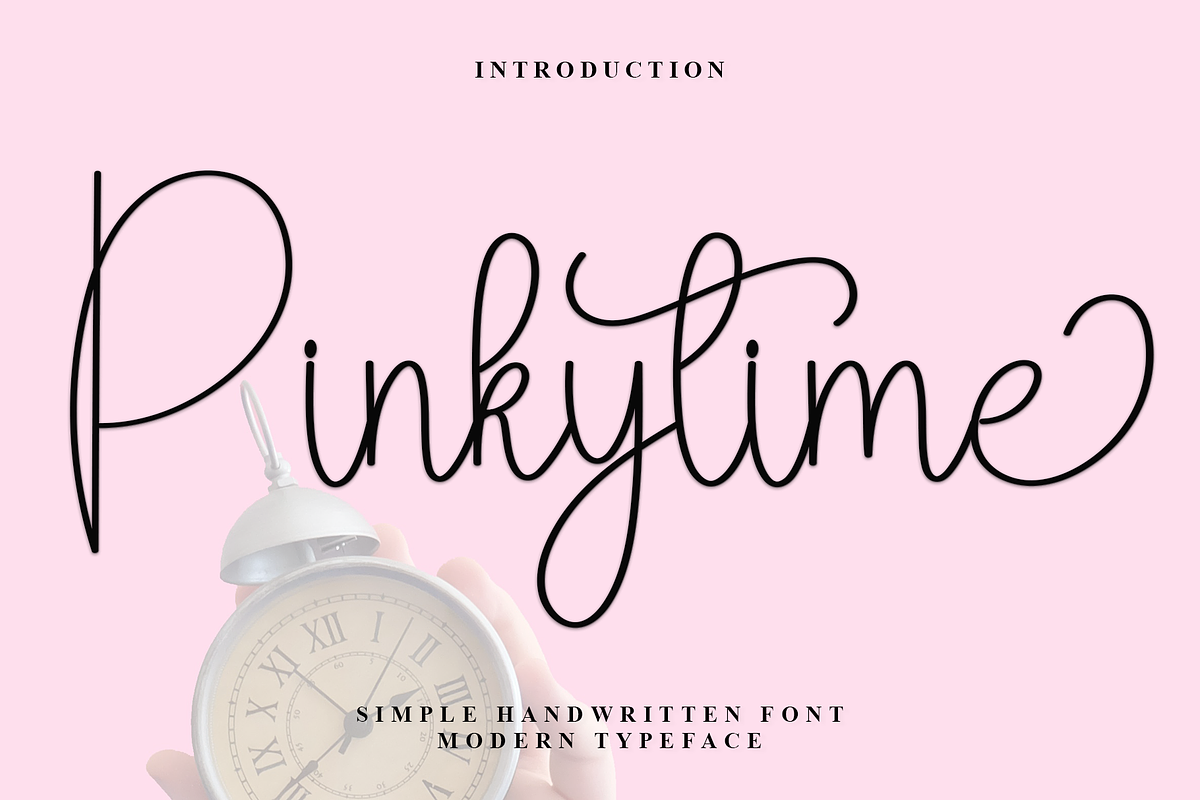 Pinky time, a Handwritten Font by InermediaSTUDIO (Photo 2 of 7)