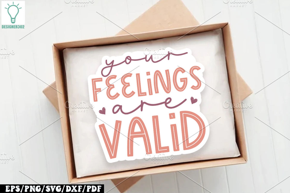 Boho Mental Health Sticker Bundle, a Graphic by Designer302 (Photo 18 of 22)