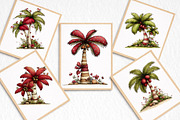Palm Tree Watercolor Clipart, an Illustration by DreamArtGraphic (Thumbnail 8 of 8)