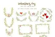 Valentine's day frames & hearts, an Illustration by swiejko (Thumbnail 2 of 2)