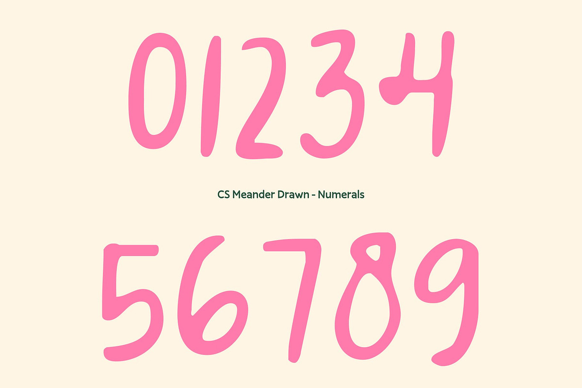 CS Meander Drawn, a Script Font by Craft Supply Co. (Photo 5 of 8)