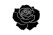 50 Black Rose Silhouette Vector Bund, an Illustration by Gaye Art (Thumbnail 49 of 51)