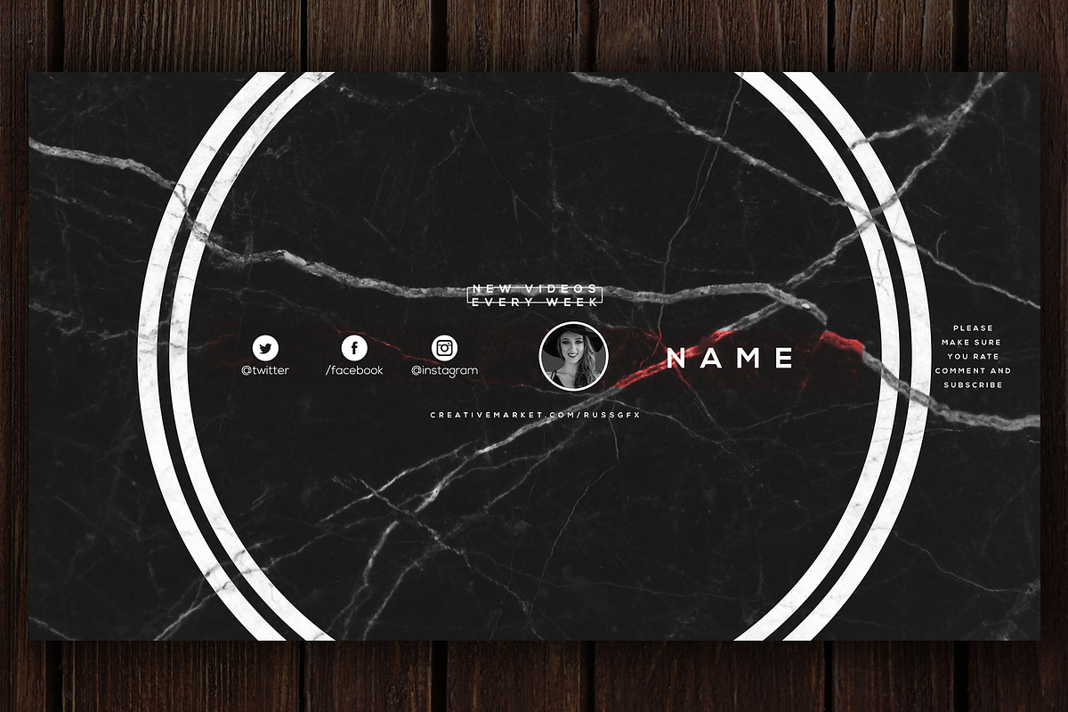10 Youtube Channel Art Banners vol11, a Social Media Template by RussGFX (Photo 7 of 13)