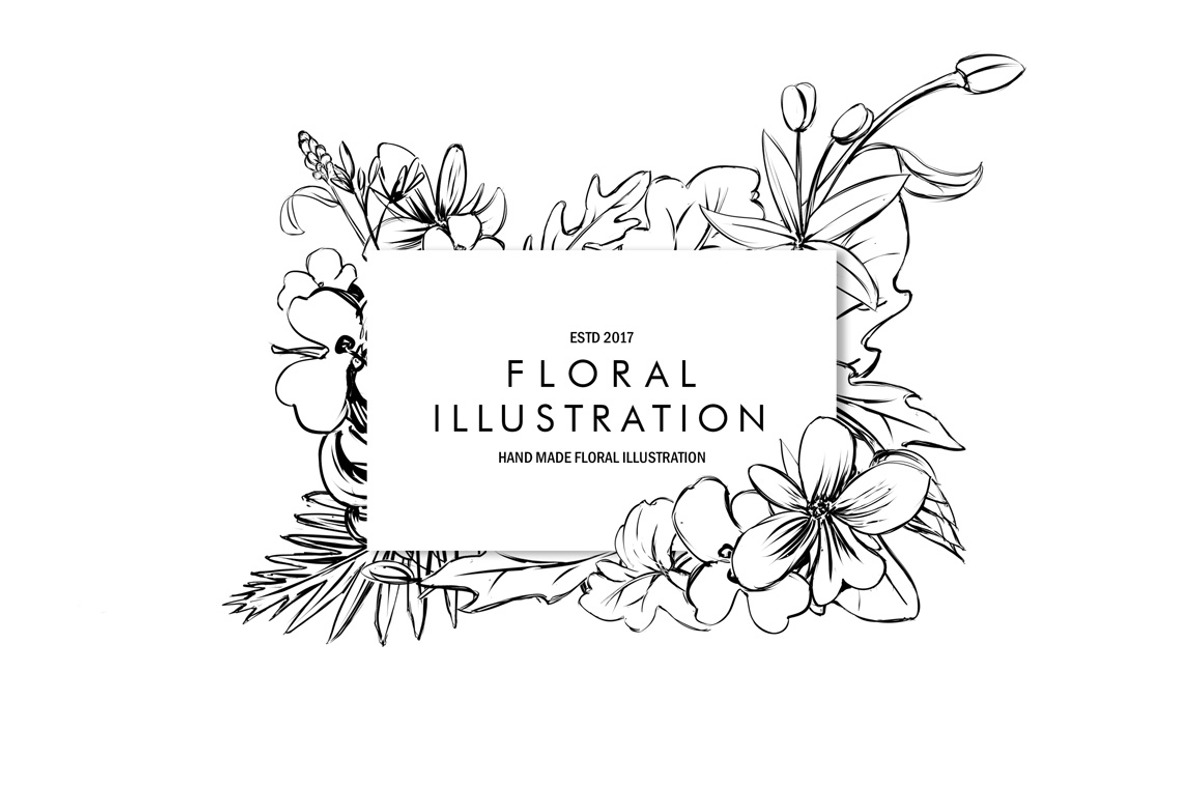 Sketchy Ink Floral Illustration, an Illustration by Storyteller Imagery (Photo 1 of 6)