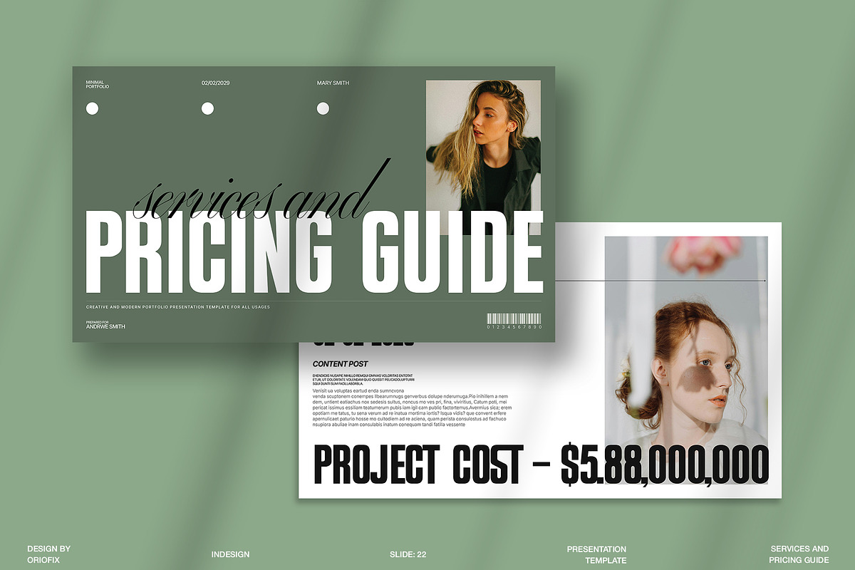 Services and Pricing Guide Template, a Presentation Template by Oriofix (Photo 4 of 11)