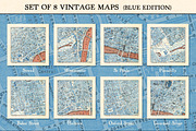 Set of 8 Vintage Maps of London, a Graphic by Fendell Projects (Thumbnail 3 of 4)