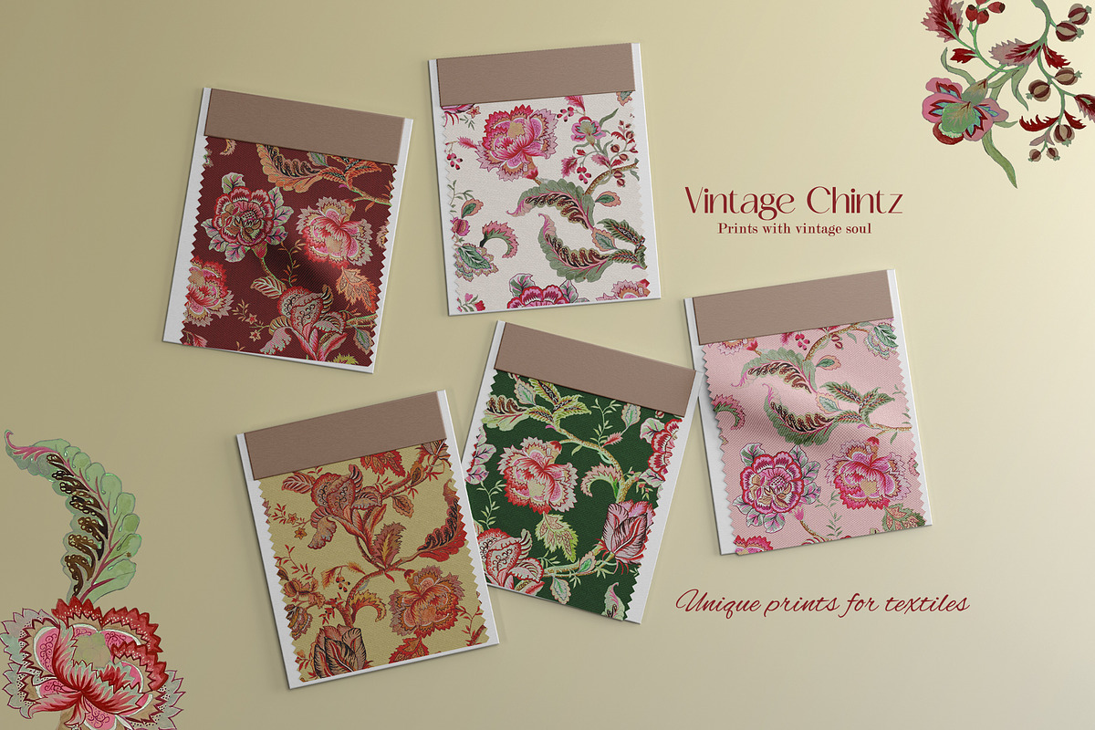 Vintage Chintz Print & Pattern, a Pattern Graphic by GND ART STUDIO (Photo 7 of 8)