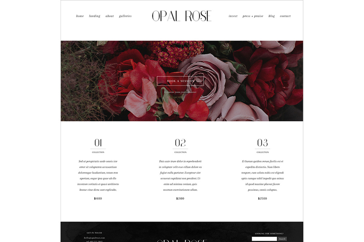 Opal Rose ProPhoto 7 Template, a Websites & App Template by Red Met Yellow Creative (Photo 10 of 15)