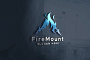 Fire Mountain Nature Logo, a Branding & Logo Template by Design_Planet (Thumbnail 2 of 5)