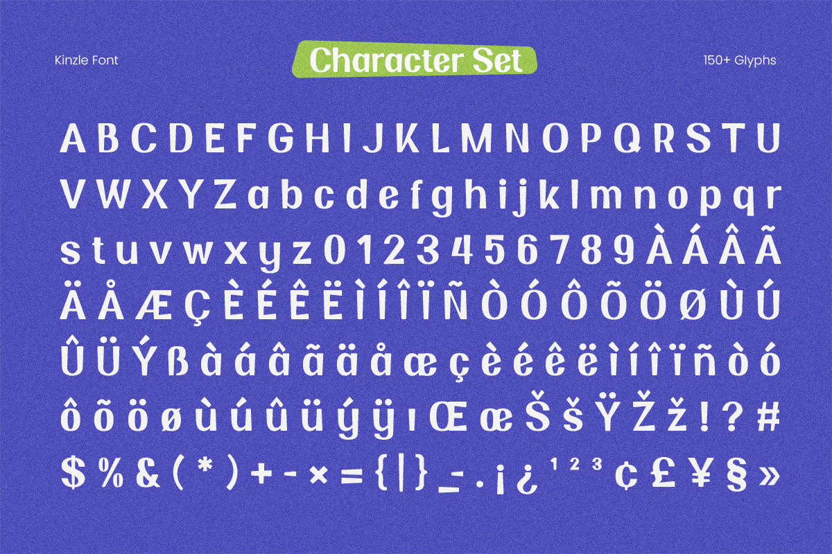 Kinzle - A Fun Display Font, a Sans Serif Font by Brand_Hero (Photo 2 of 10)