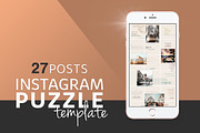 instagram PUZZLE Template, a Social Media Template by illycreative (Thumbnail 1 of 8)