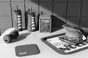 Sauces Bottle Mockup Set, a Product Mockup by graphypix (Thumbnail 4 of 4)