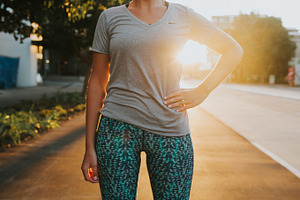 Sunset running v2 containing health, fitness, and runner