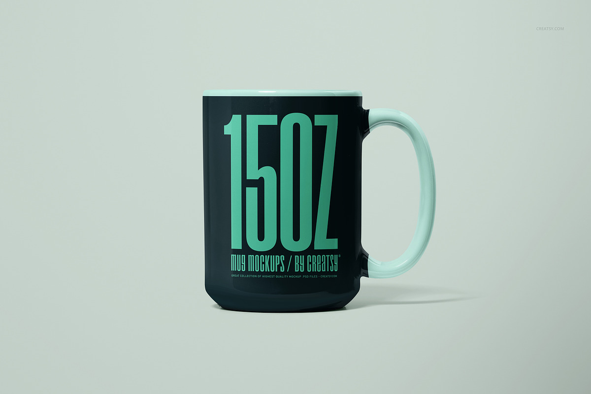 Mug Mockup Set 15oz Many Views, a Merchandise Mockup by creatsy5 (Photo 29 of 33)