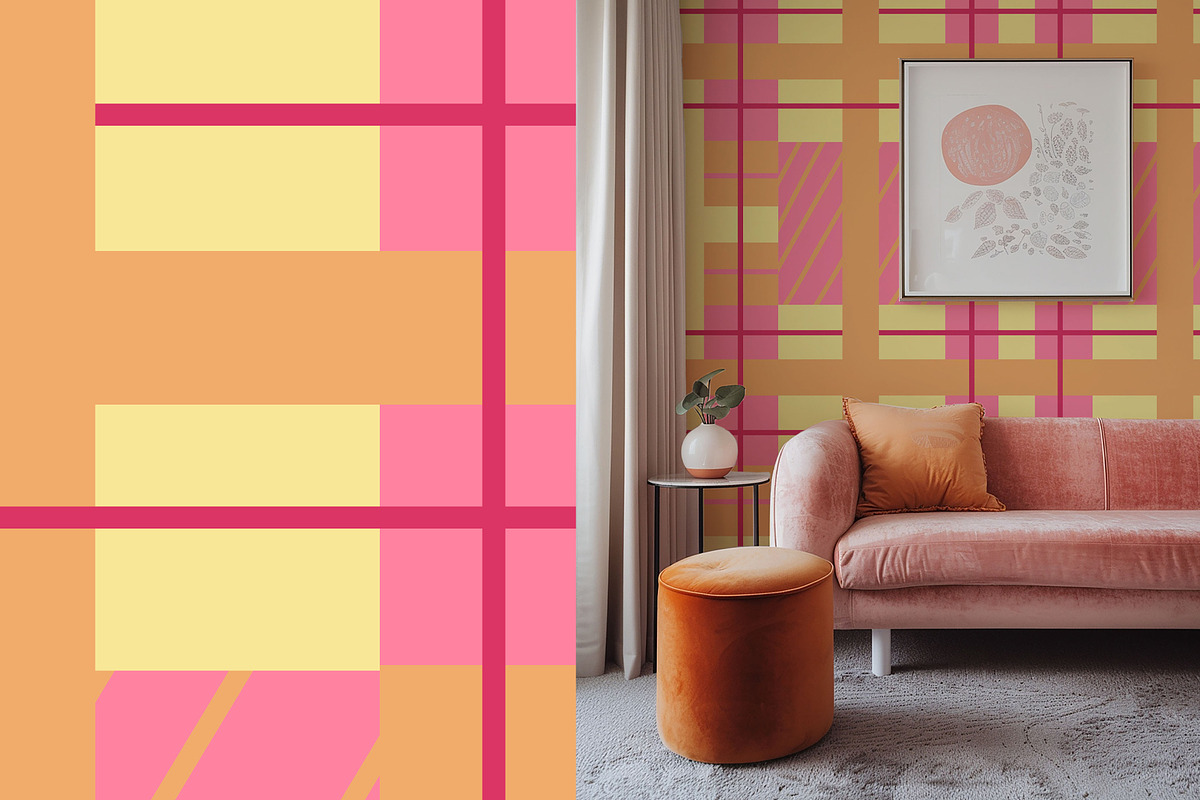 Checkered & Plaid vector patterns, a Pattern Graphic by Carpet Tapete Pretzel (Photo 3 of 13)