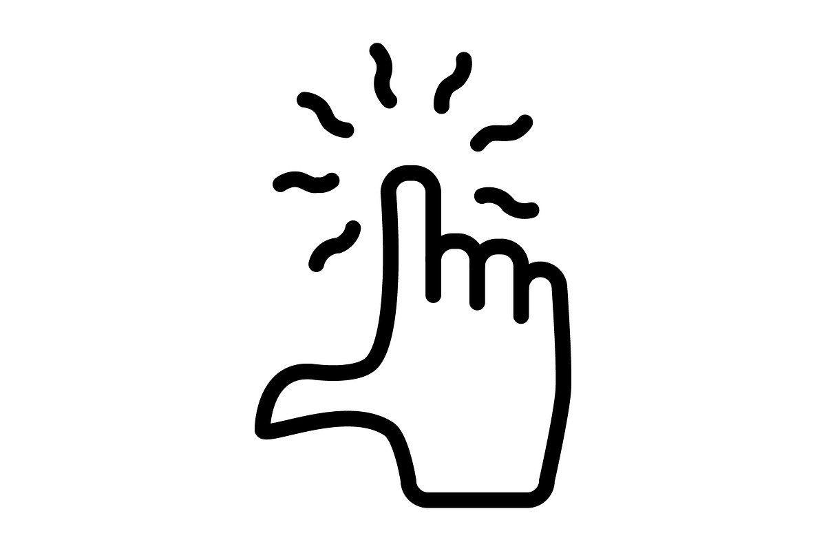 Touch screen icon, an Outline Icon by Sumberpangan (Photo 4 of 5)