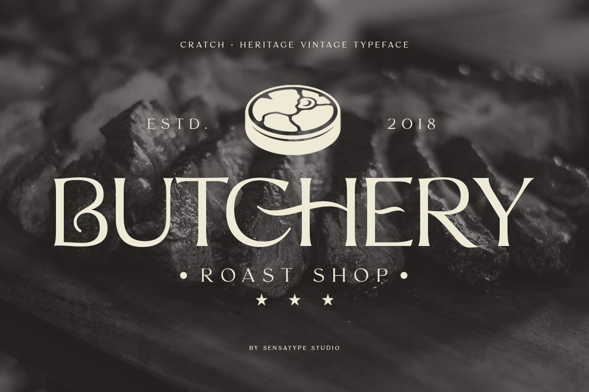 CRATCH - Heritage Vintage Typeface, a Serif Font by Sensatype (Photo 11 of 23)