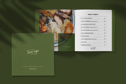 Square Restaurant Menu Template, a Brochure Template by Grafvish (Thumbnail 2 of 4)