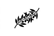 Olive Leaf Silhouette Collection, an Object Graphic by Designer_Momina (Thumbnail 2 of 3)