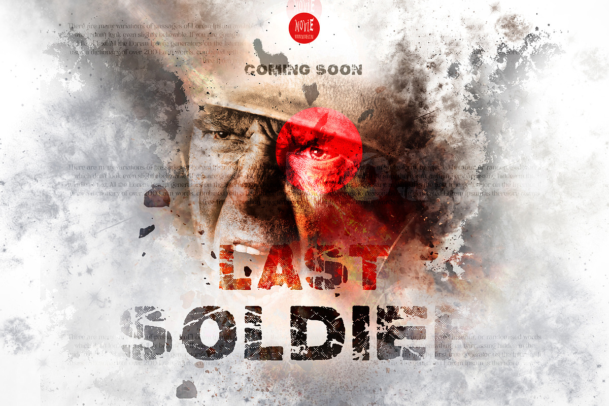 Last Soldier Movie Poster/Flyer, a Poster Template by WOWPro (Photo 1 of 5)