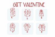 Gift Valentine | Symbols Fonts, a Symbol Font by Sirinart (Thumbnail 4 of 7)