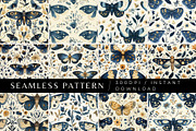 12 Moth Magic Seamless Patterns, a Pattern Graphic by Inknfolly (Thumbnail 1 of 7)