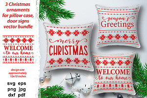 Christmas Ornament Vector Bundle