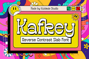 Kafkey Display Slab Font