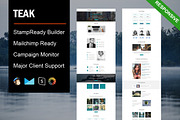 TEAK - Responsive Email Template, an Email Template by FourDinos (Thumbnail 1 of 3)