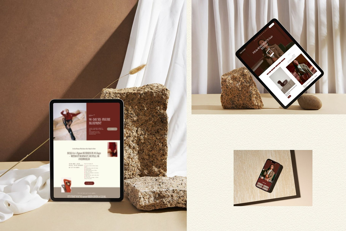 Red Squarespace Template for coaches, a Squarespace Template by Row Creative (Photo 6 of 10)